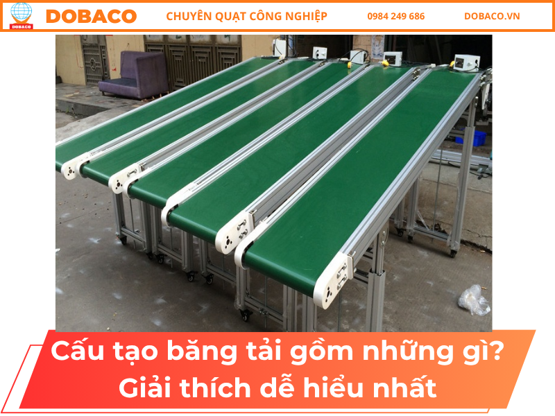 Cấu Tạo Băng Tải Gồm Những Gì? Giải Thích Dễ Hiểu Nhất