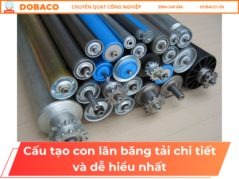 Cấu Tạo Con Lăn Băng Tải Chi Tiết Và Dễ Hiểu Nhất