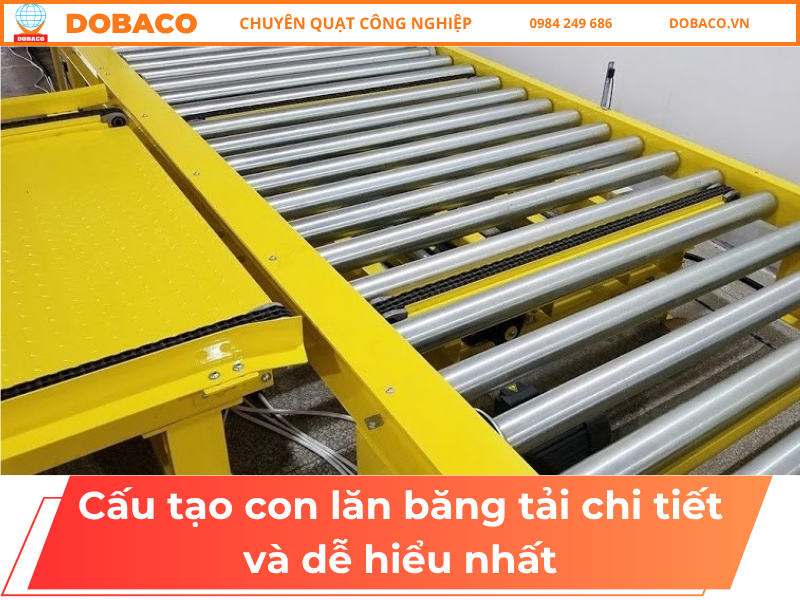 Cấu Tạo Con Lăn Băng Tải Chi Tiết Và Dễ Hiểu Nhất
