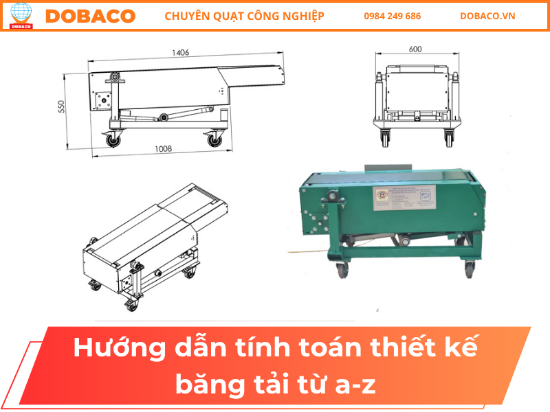 Hướng Dẫn Tính Toán Thiết Kế Băng Tải Từ A-Z